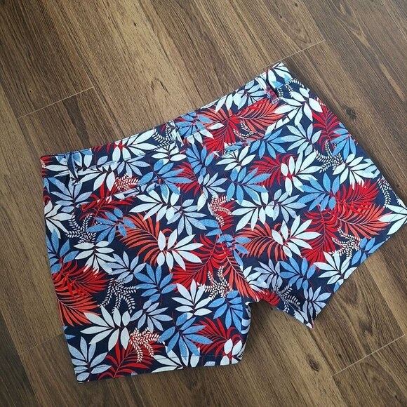 💙 St. John's Bay Floral Tropicl Shorts Cotton - Picture 7 of 8
